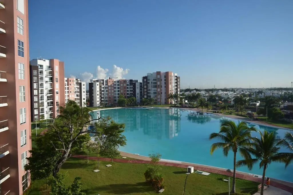Apartamento Departamento Moderno Con Vista A La Laguna En Dream Lagoons Cancún México
