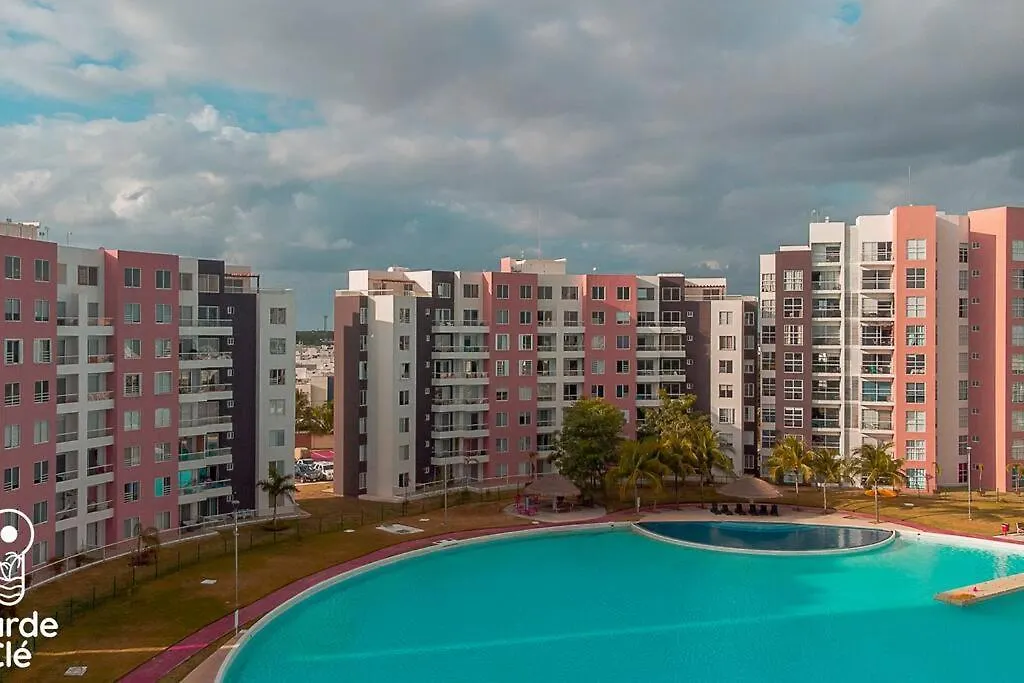 Apartamento Departamento Moderno Con Vista A La Laguna En Dream Lagoons Cancún