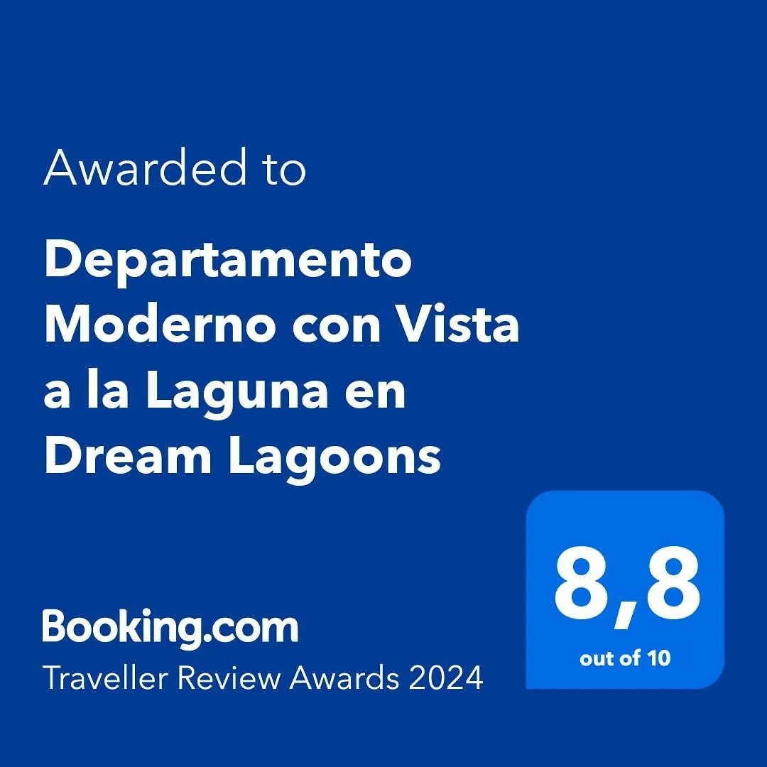 Departamento Moderno Con Vista A La Laguna En Dream Lagoons Cancún 0*,  México