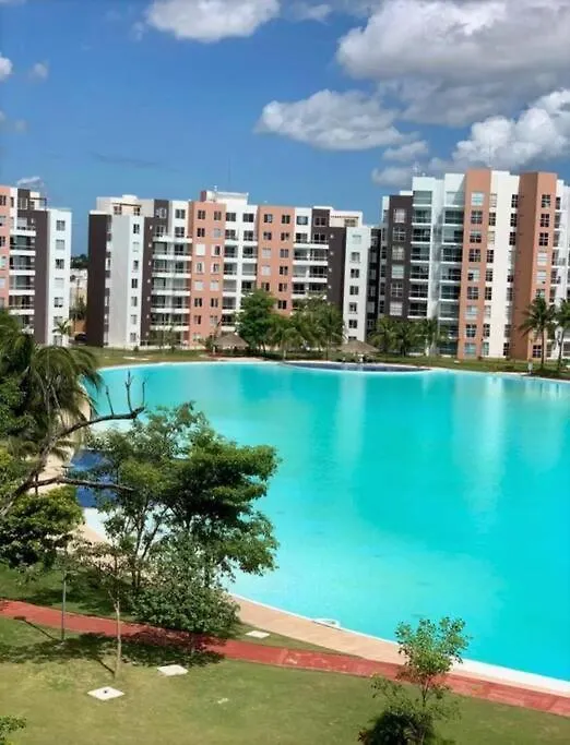 Apartament Departamento Moderno Con Vista A La Laguna En Dream Lagoons Cancún