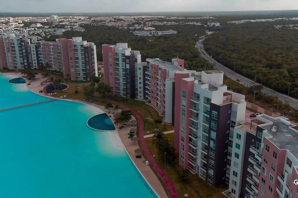 Departamento Moderno Con Vista A La Laguna En Dream Lagoons Cancún 0*,  Meksyk