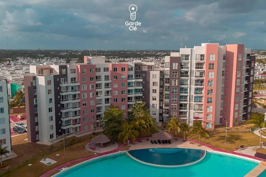 Departamento Moderno Con Vista A La Laguna En Dream Lagoons Cancun Mexico